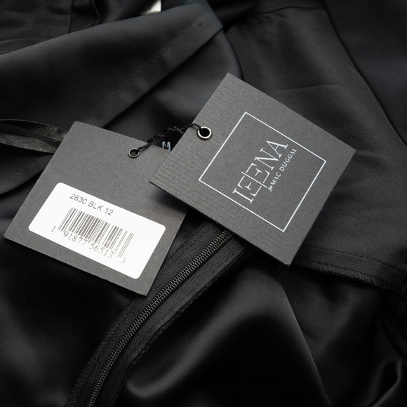 Ieena for Mac Duggal -  leena Rhinestone Cutout Sheath Gown - Picture 10 of 10